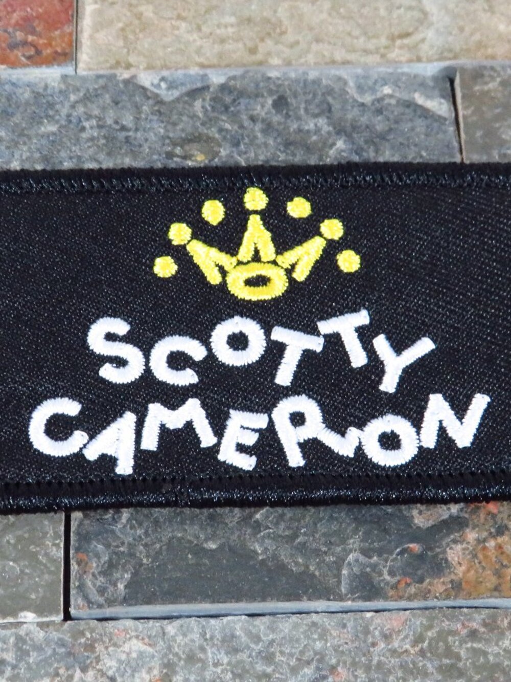 Iron on golf patch